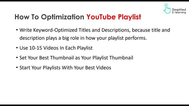 YouTube Playlist Optimization in Tamil | YouTube SEO Tutorial in Tamil | #19 смотреть онлайн