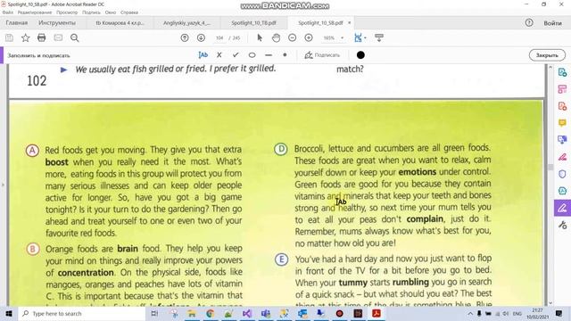 Учебник Spotlight 10 класс. Модуль 6 A