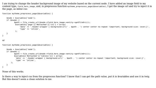 Drupal: How to change background image based on current node? смотреть онлайн