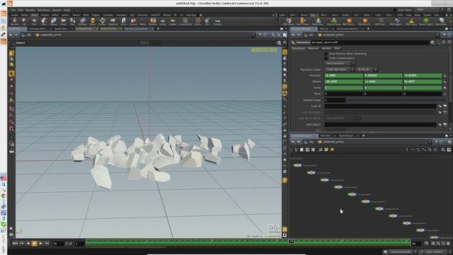 Houdini to Unity. Extract Objects Asset. смотреть онлайн