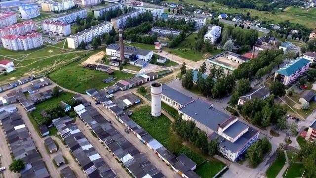 Сморгонь с высоты птичьего полёта смотреть онлайн