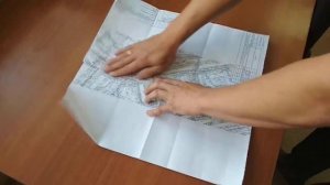 Сворачиваем лист формата А2 в А3