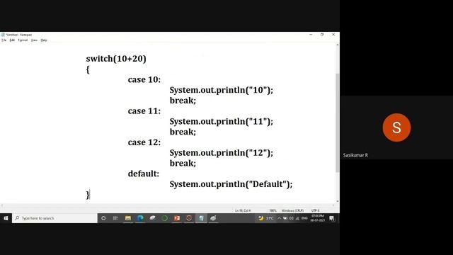 Flow Controls in Java смотреть онлайн