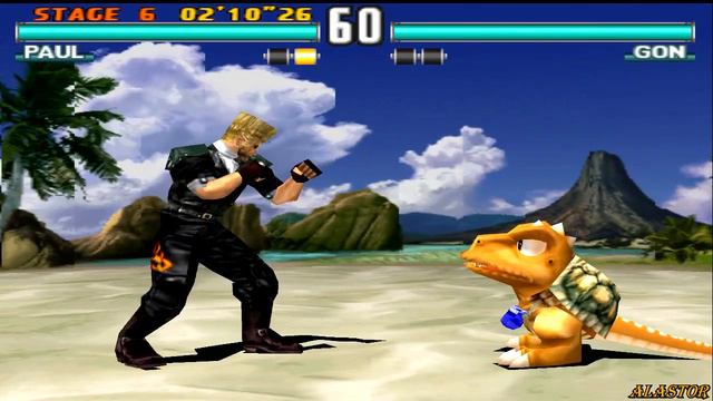 TEKKEN 3 Arcade Mode With Paul Phoenix - Duckstation Emulator