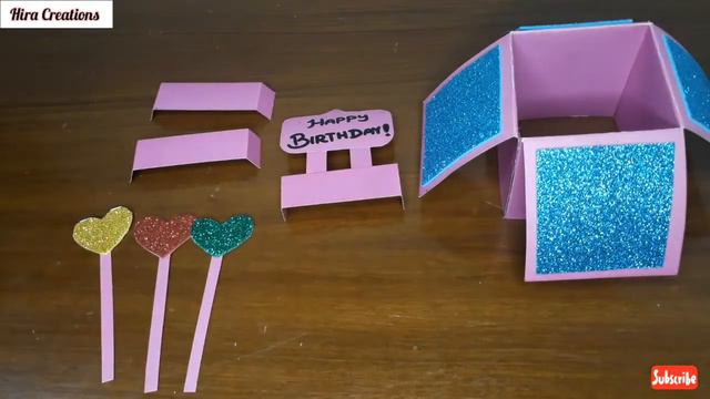 3D Pop Up Card | Birthday Card DIY | Explosion Box for Scrapbook | Handmade Greetings Card | смотреть онлайн