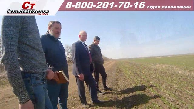 Борона ротационная Агролюкс 12 - работа двумя тракторами. смотреть онлайн