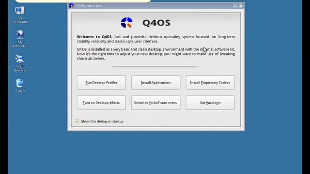 Q4OS 2.5 Installation in VirtualBox 5.2 смотреть онлайн
