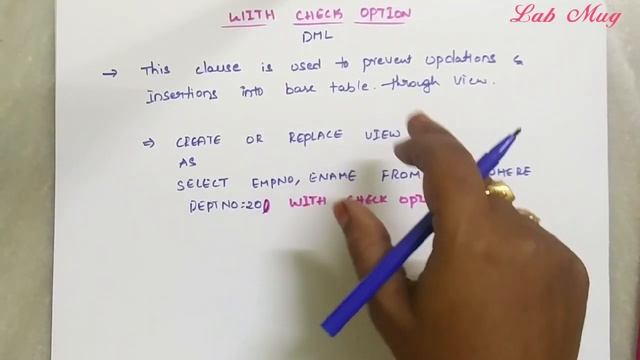 WITH CHECK OPTION to views in sql|| SQL in telugu смотреть онлайн