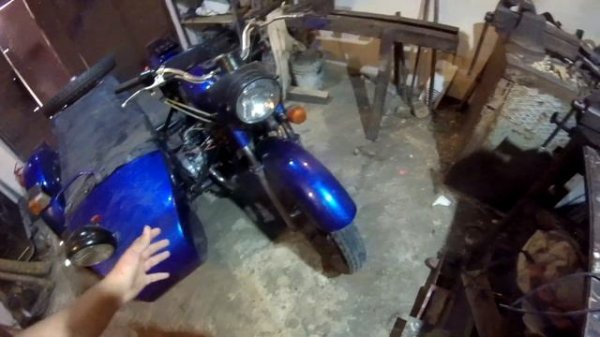 Мотоцикл Урал чихает