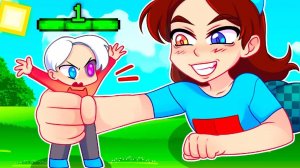 😨 Майнкрафт но МЫ УМЕНЬШАЕМСЯ с Каждым Уровнем!