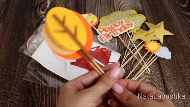 Топперы из моего любимого магазина с AliExpress + Видео-распаковка. часть 1 плоские Топперы. смотреть онлайн