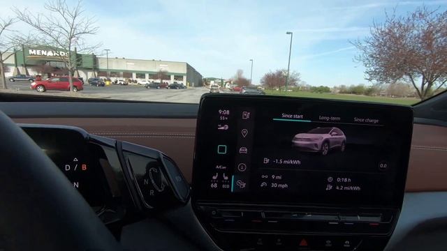 VW ID.4 City Efficiency Test: Find the Optimal Drive Mode смотреть онлайн