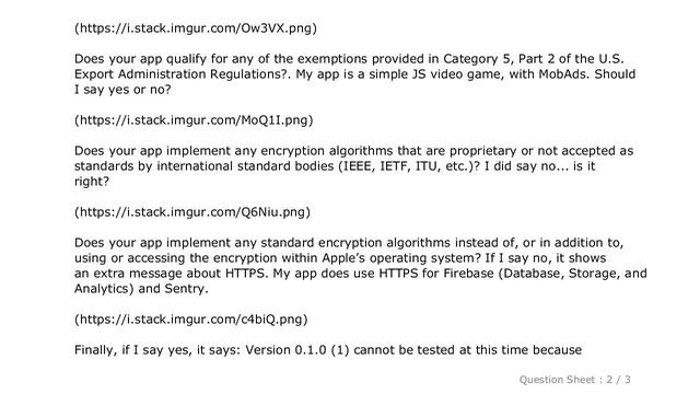 iOS : App Store - Help answering "Missing Compliance" (using Expo + Firebase) смотреть онлайн