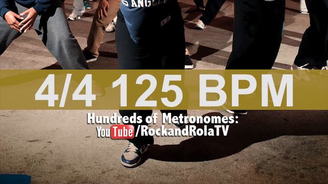 🔴 125 BPM Modern Hip Hop Metronome смотреть онлайн