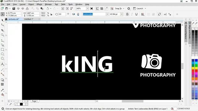 Photography Signature Logo Design In CorelDraw | CorelDraw Tutorial | KH_Graphics смотреть онлайн