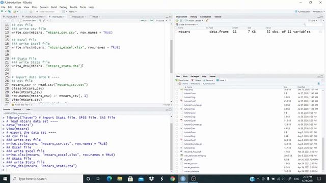 R: import/export dataset | csv | Excel | Stata || 13 смотреть онлайн