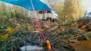 В ДОЖДЬ, В СОЛНЦЕ, В ОСВЕЩЕНИЕ | Автомобиль УАЗ Буханка для кемпинга своими руками | Тент как навес
