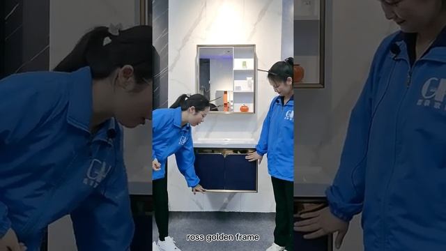 Factory Aluminum Bathroom Vanity With Mirror Cabinet | Galaxy Home смотреть онлайн