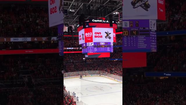 Alex Ovechkin Goal #802 *In Arena* (Full Goal And Celebration)