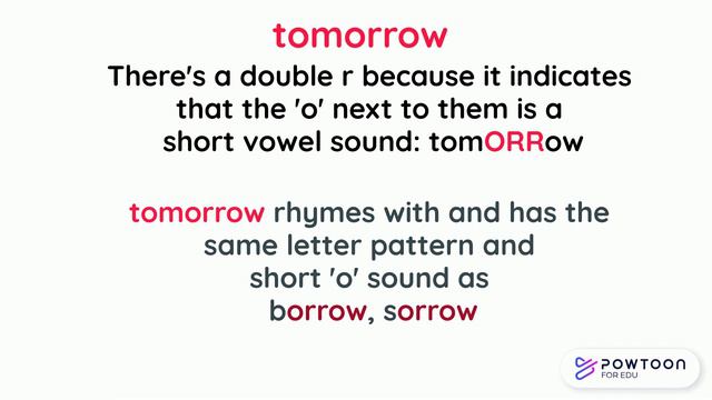 how to spell tomorrow смотреть онлайн