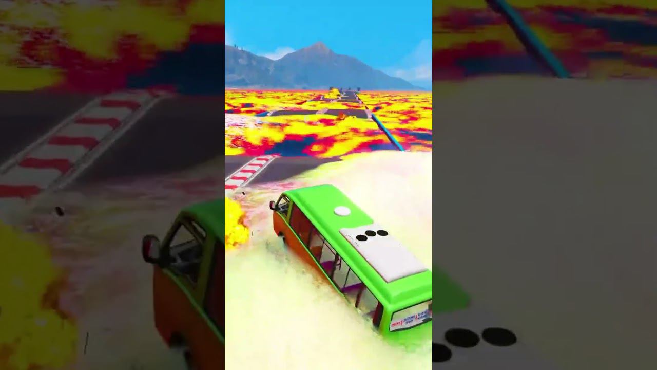 Ямки С Лавой на АВТОБУСЕ в ГТА 5 Моды! смотреть онлайн