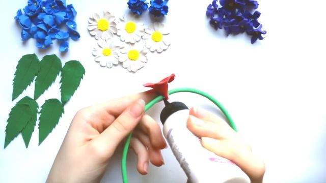 МК: Ободок с цветами из пластики // DIY: Flower rim (Polymer Clay Tutorial) смотреть онлайн