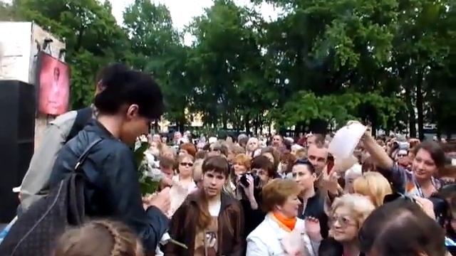 Анна Ковальчук после выступления (1) смотреть онлайн