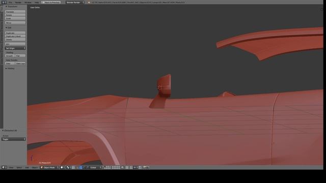 Blender 3D моделирование автомобиля Toyota RAV4 2020