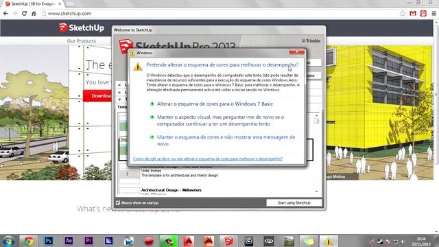 Tutorial - SketchUp 2013 - Introdução e como Baixar смотреть онлайн