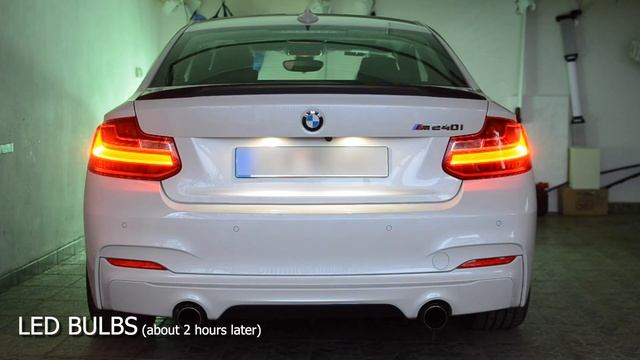 BMW F22/F87 PRE-LCI Tail Lights with LED bulbs смотреть онлайн