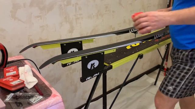 Подготовка беговых лыж в домашних условиях Часть 5. смотреть онлайн