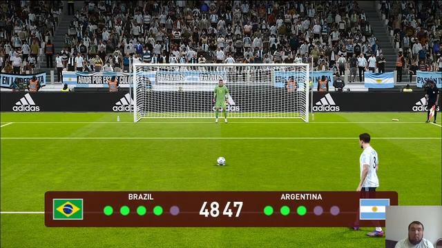 PES 2021 - Brazil vs Argentina Final - Longest Penalty Shootout - World Cup 2022 - Gameplay PC смотреть онлайн