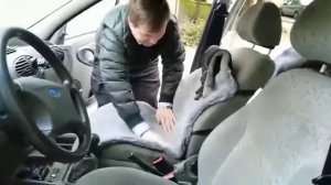 Автомобильные накидки, распаковка и установка