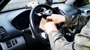 Замена подрулевого шлейфа на Pajero Sport II.