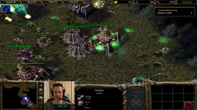 Warcraft 3 - 2 Player Campaign | RoC | Undead Chapter 2 смотреть онлайн