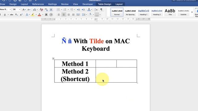 How to type n With Tilde on MAC Keyboard - [ ñ Ñ ] смотреть онлайн