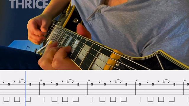 Thrice- All That’s Left Cover (Guitar Tabs On Screen) смотреть онлайн