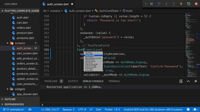More Built in Animation & Transition Widgets смотреть онлайн