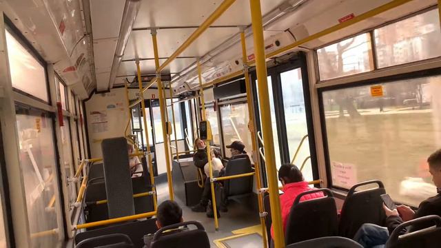 Поездка по 1 маршруту на троллейбусе Trolza Megapolis