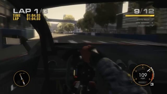 (HD) Race Driver Grid on Q6600 @ 3.2Ghz and GTX 260 in SLi смотреть онлайн