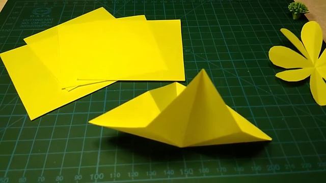 Хризантема из бумаги за 10 минут смотреть онлайн