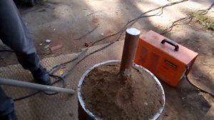 Каток для трамбовки грунта (песка), своими руками