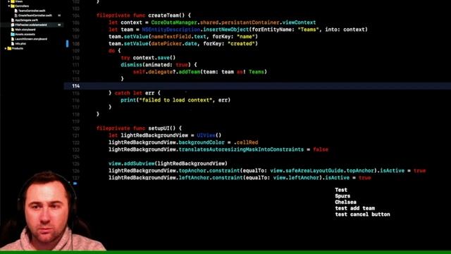 iOS learn to code in swift Programatically, CoreData смотреть онлайн