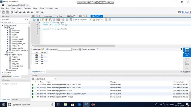exists and not exists in SQL смотреть онлайн