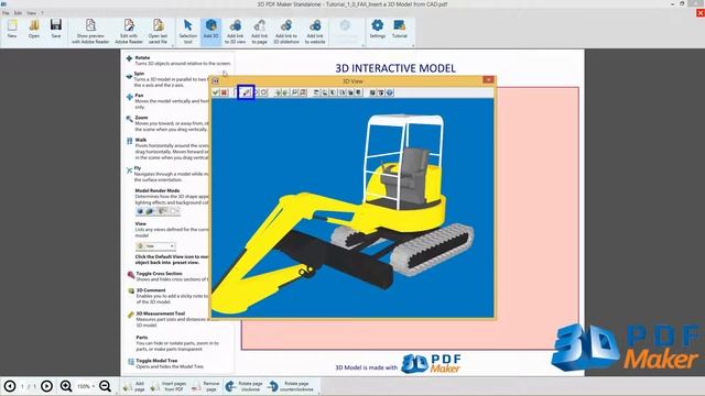 3D PDF Maker for Inventor Tutorial 2b. - 3D PDF with Assemblies (.iam) and Parts (.ipt) смотреть онлайн