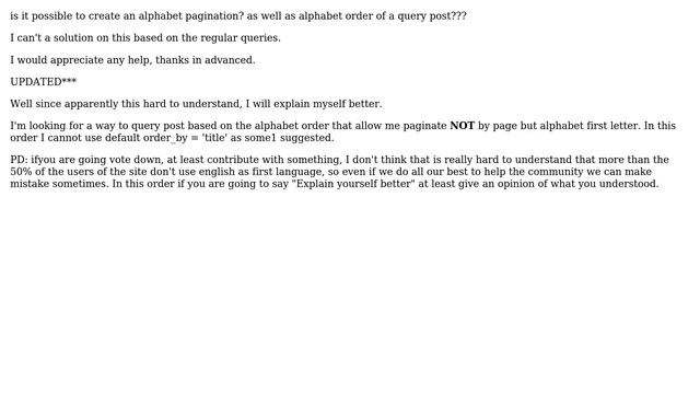 Wordpress: Create pagination and order according to alphabet (2 Solutions!!) смотреть онлайн