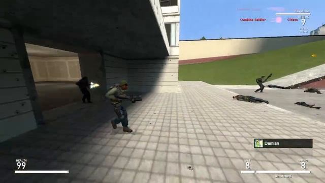 Gmod NPC Voice Chat - Short NPC Battle Demo смотреть онлайн