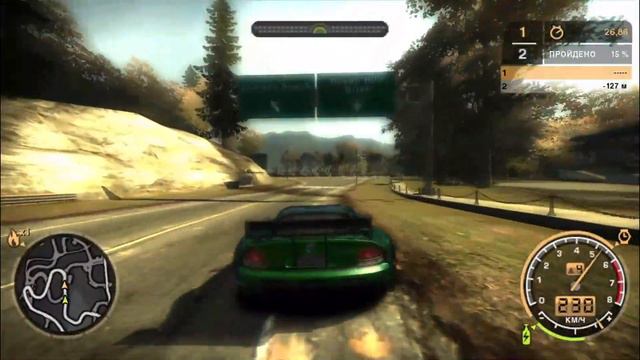 NFSMW | 3TH BLACK LIST | WITH PHONK | DODGE VIPER VS ASTON MARTIN DB9 | смотреть онлайн