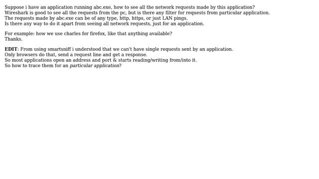 How to see all network requests made by an application? смотреть онлайн