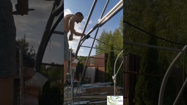 Монтаж системы полива теплицы | Полив-инфо